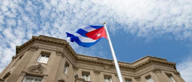 cuban emabssy flag